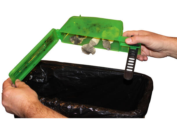 MTM Pusselapp Oppsamler Boks som samler opp pusselapper og sprut 